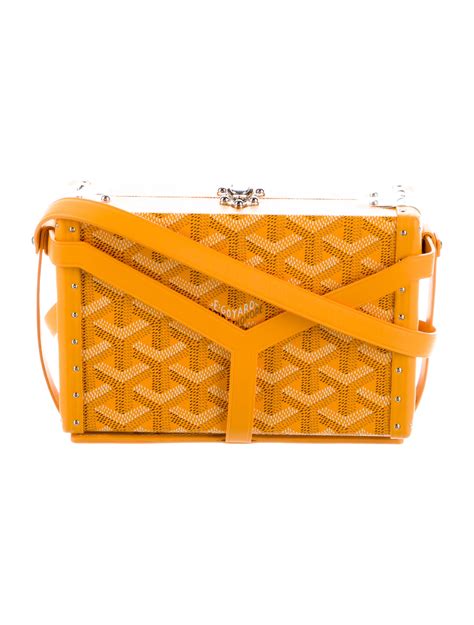 goyard minaudière trunk bag|Goyard mini trunk clutch.